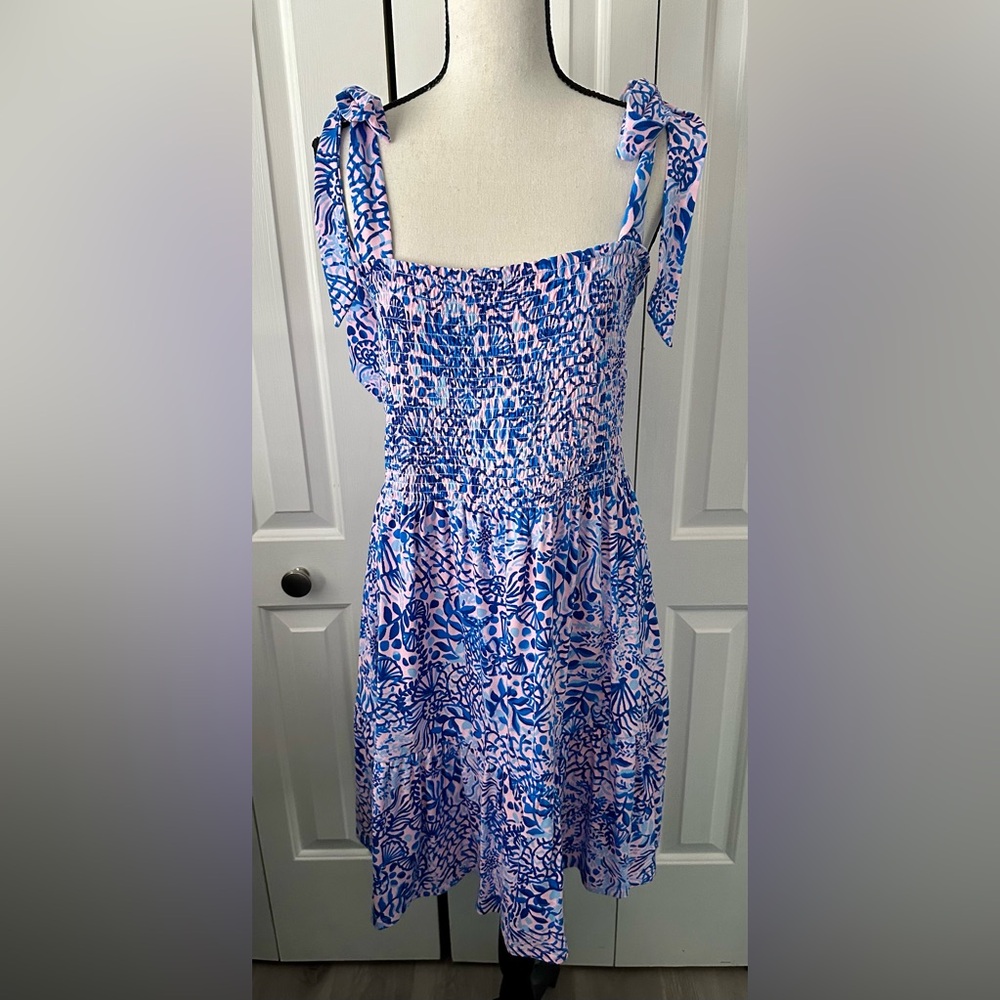 DESIGNED BY LILLY PULITZER!!! NWT X-Large Size Kailua Dress High Tides.